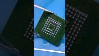 reballing eMMC ic, what type of eMMC is this? #phonerepair #microsoldering