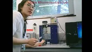 Capillary viscometry experiment