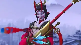 NEW Oni Ana Skin Showcase | Overwatch 2