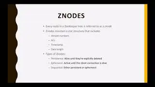10 zk znodes