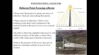 Concentrating type of solar collectors(open course) in malayalam