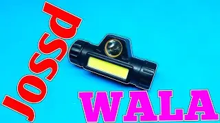 Bongkar Senter Kepala LED CREE COB Super Terang🔴HEADLAMP COB RECHARGEABLE♻✅👨🏼&zwj;🚒