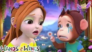 Lagu Boo Boo untuk Anak-anak 🐪🐧🐒🐬 | Hewan itu terluka | Lagu Anak-anak | Tongkat dan Sayap