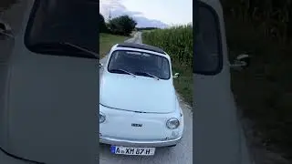 Fiat 500 R 1972 warm idling and walk around #fiat500 #oldtimer
