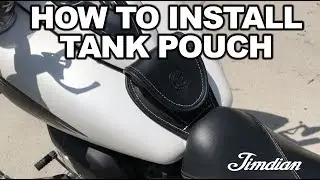 How to install an Indian Motorcycle Tank Pouch