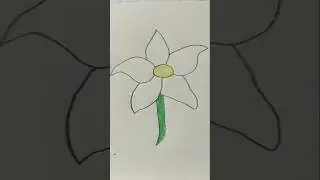 how to draw jasmine flower drawing easy step by step#art #drawing #flower