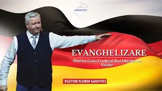 🔴LIVE| Florin Ianovici - Biserica Calea Credinței Bad Munder | Germania | 09 Noiembrie