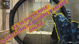 Most effective AX50 Sniper Loadout Setup COD MW SHOOTHOUSE!