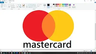 How to draw the Mastercard logo using MS Paint | How to draw on your computer