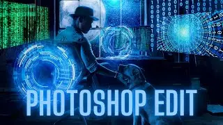 cyber punk photoshop edit // apus dits