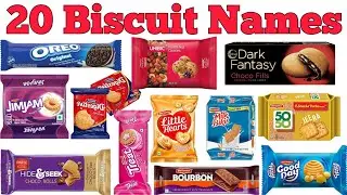 20 Biscuit Names In English & Hindi With Fun Facts | Fun Learning For Pre-school Children