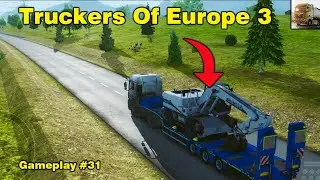 Transporting Heavy Machine | Truckers Of Europe 3 #chandansgaming #gameplay #toe3 #toe3mods #gaming