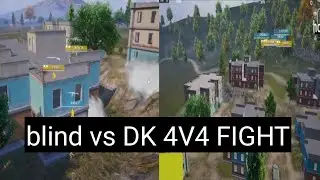 Blind vs DK 4v4 fight India korea invitational #indiakorea #bgmiindia #tranding