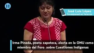 Irma Pineda ind&iacute;gena ante la ONU