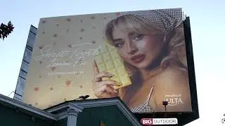 Sabrina Carpenter Sweet Tooth Lemon Pie Billboard Sunset Blvd Los Angeles CA January 1, 2026