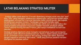 STRATEGI MILITER INDONESIA