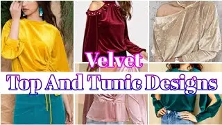 20+ Velvet Top Designs | Velvet Top And Tunic Designs 2026 | by Look Stylish