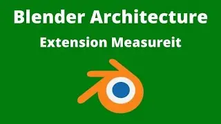 Blender architecture extension measureit