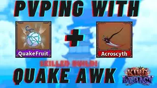 Quake + Acroscythe + Black leg SKILLED PVP!! | King Legacy [Update 4.66]
