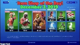 Fortnite - Item Shop of the Day! (December 3, 2019)