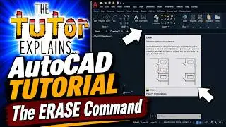 How to Use the ERASE Command in AutoCAD | Beginner Tutorial