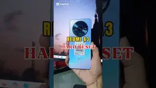 Redmi A3 Hard Reset #foryou #shorts #userlock #hardreset #passwordreset