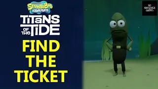 Where to Find Ticket on Goldfish Island in Spongebob Squarepants Titans of Tide