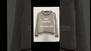 TESTER CALL - INGE SWEATER #testercall