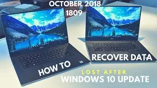 Recover Files Deleted after Windows 10 1809 October 2018 Update