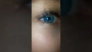 Omg why my eyes so blue, i had to do this trend #eyes #lashesmascara#fyp