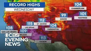 Record-breaking heat wave scorches the West