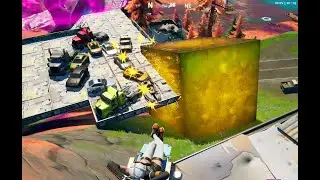 Fortnite Gold Cube moved Diagonally #shorts