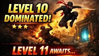 Ninja Arashi Level 10 Complete 🔥 Zero Fails | 3 Kills + Level 11 Trailer |#ninjaarshi #mobilegaming 