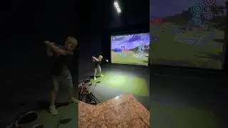 Indoor golf sesh at avid indoor golf! #golf #golfsimulator #fullswing