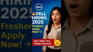 🤯 Dell Technologies Off Campus Drive 2025 | Don&rsquo;t Miss This Golden Chance! #jobhunting #jobalert