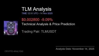TLM (TLMUSDT) Technical Analysis - Price Prediction & Buy or Sell November 14, 2025