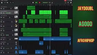 Afro HipHop Beat Agogo - GarageBand IPad Beat for @doublcity rap competition