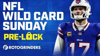 Sunday 3-Game Slate! - NFL Wild Card DFS Picks & Strategy