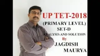 UPTET 2018 (PRIMARY LEVEL)  ANALYSIS