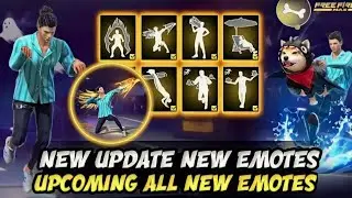 Free fire Ob36 Update All Emotes 🥳 | Free fire New Emotes | free fire Ob36 Upcoming New Emotes |