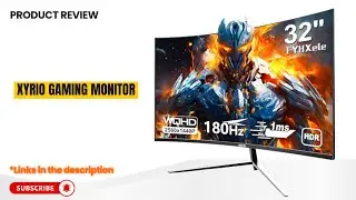 Обзор 32-дюймового изогнутого игрового монитора Xyrio | QHD 180 Гц 1 мс FreeSync HDR &ndash; стоит ли е...