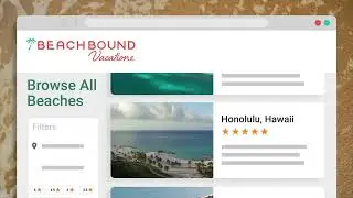 BeachBound Vacations | Perfect Beach Finder