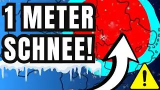 EXTREM-WETTER: 1 Meter Neuschnee & -13&deg;C! Deutschland geteilt - ab MITTWOCH!