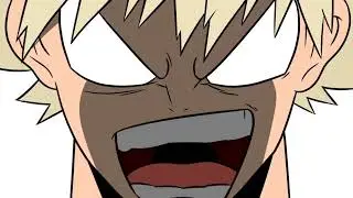 Bakugou yelling at mineta