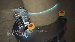 Abrasive Water Cutting using the Robotic Crawler System (short video)