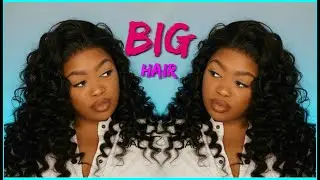 STYLING A 150% DENSITY WIG TO APPEAR FULLER | EULLAIR HAIR DEEP WAVE