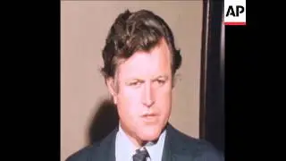 SYND 23 5 76 SENATOR KENNEDY SPEAKING AT PRESS CONFERENCE IN WASHINGTON