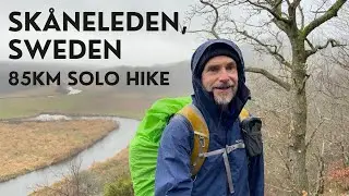 85km solo hike, Skaneladen, Southern Sweden, November 2024