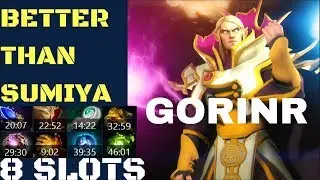 GorinR! Better than Sumiya invoker! 8 Slots. Dota 2 7.07 Highlights