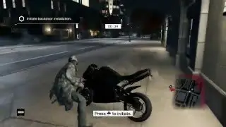 Motorcycle jump attempt hacking